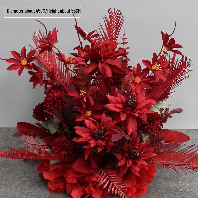 Artificial Wedding Aisle Flowers: Hotel Table Arrangements & Decorative Flower Balls for Stage and Welcome Area