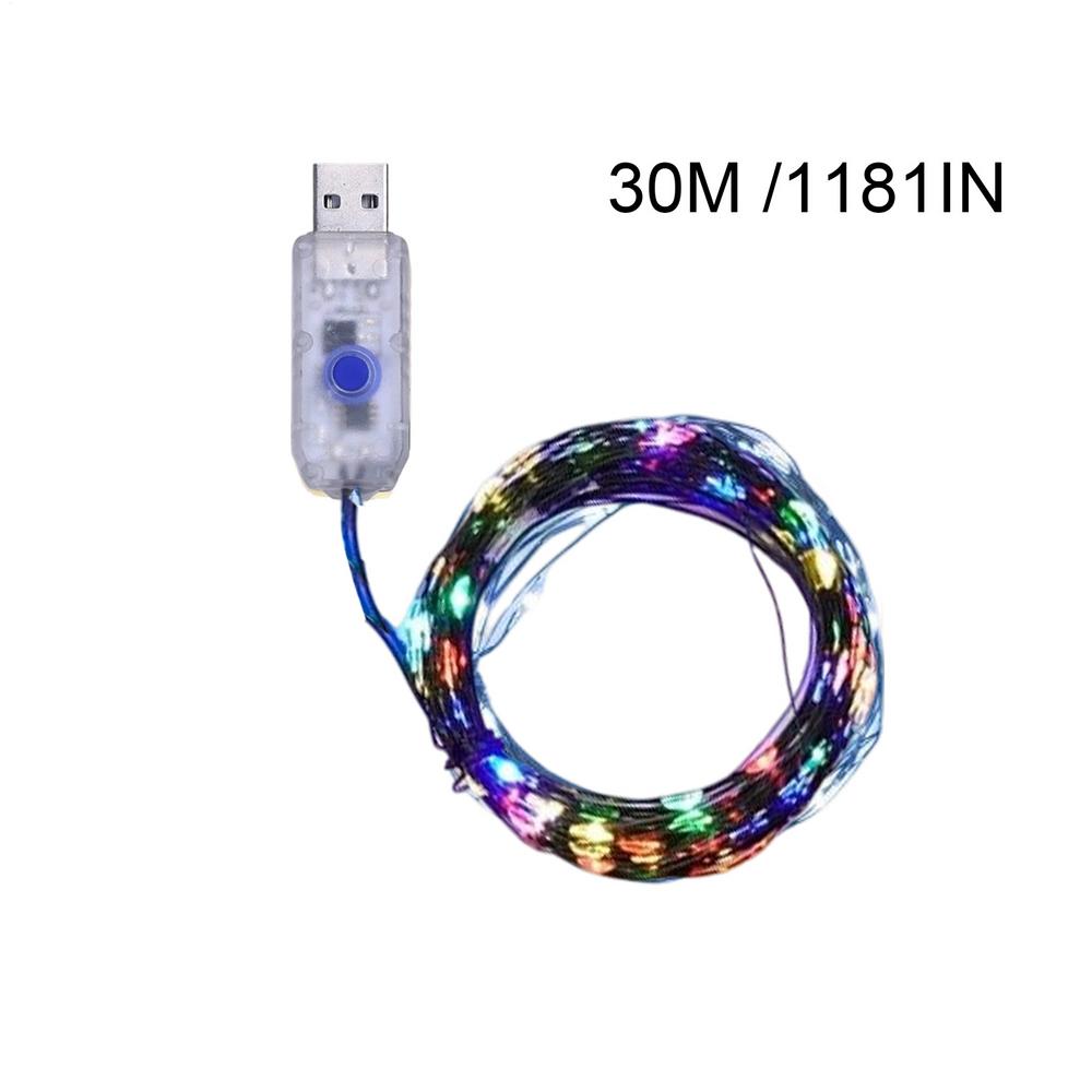 USB LED String Lights Fairy String Lights 8-Mode LED String Lights for Christmas Wedding Party Home Holiday Decoration
