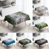 Waterfall Tablecloth Alpine Flowing Water Printed  Stain Resistant Waterproof Kitchen Table Home Decoration