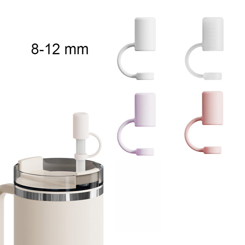 Bouchon de paille en silicone réutilisable et anti-fuite pour tasse Stanley Cup 40 oz/30 oz Accessoires de pailles 8-12 mm