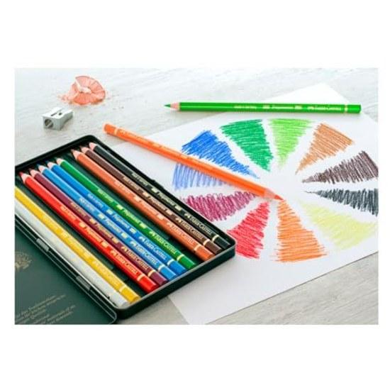 Faber-Castell Polychromos Colored Pencils 12 Colors Tin 110012 Japan Genuine Product