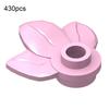 430Pcs Mini Plants Building Blocks Round 3 Layered Leaves Micro Building Block Plant Plate Tree Leaves Classic Building Pieces Bulk Replacement Parts