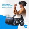 Casque réalité virtuelle - nk - compatible iphone/android - audio intégré - 360 degrés - noir