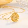 S925 sterling silver dream weaving net necklace women's flash car flower piece smart weaving pendant fashion temperament versatile collarbone chain