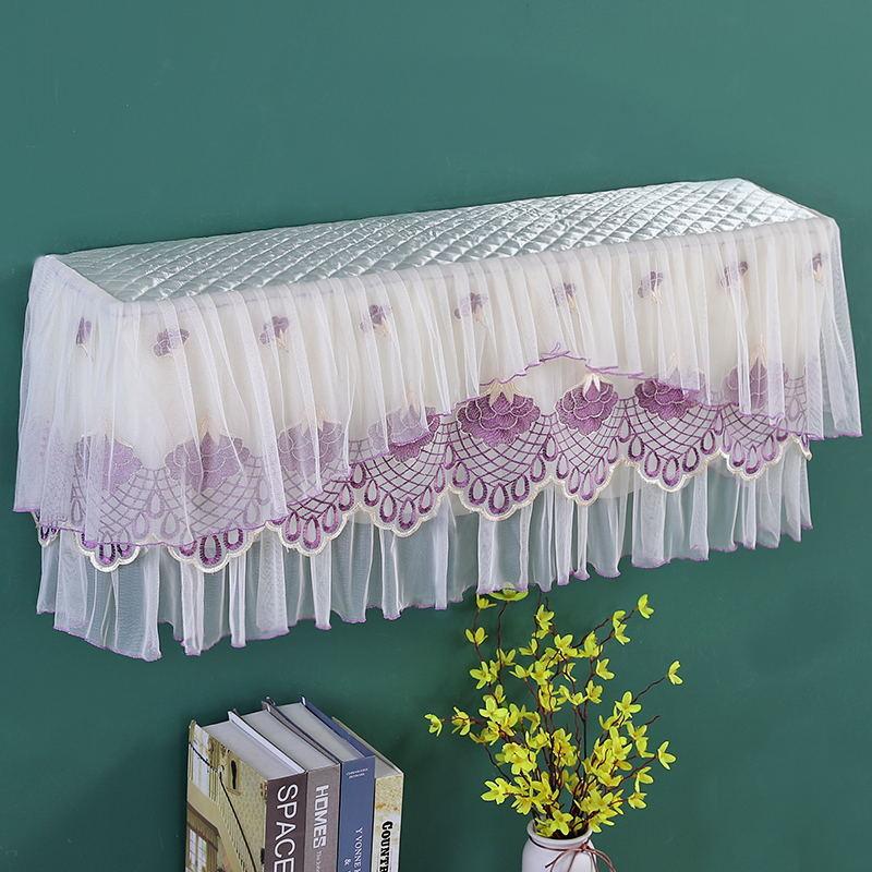 Large Size Lace Hanging Air Conditioning Dust Cover All-Inclusive  Conditioner Protective Luxury Embroidery Home Decoration