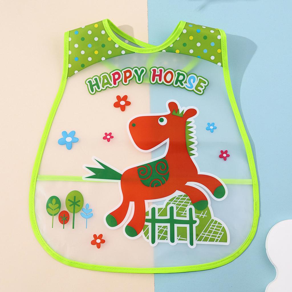 Cartoon Baby Bibs Waterproof Newborn Bandanas Feeding Baby Burp Cloths Girls Boys Saliva Towel Print Apron