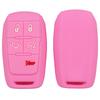 Silicone Key Case For Ram 1500 Dt / Trx / 2500 3500 Hd -, Soft Rubber Key Fob Cover Anti-Drop Protector 4/5/6 Buttons