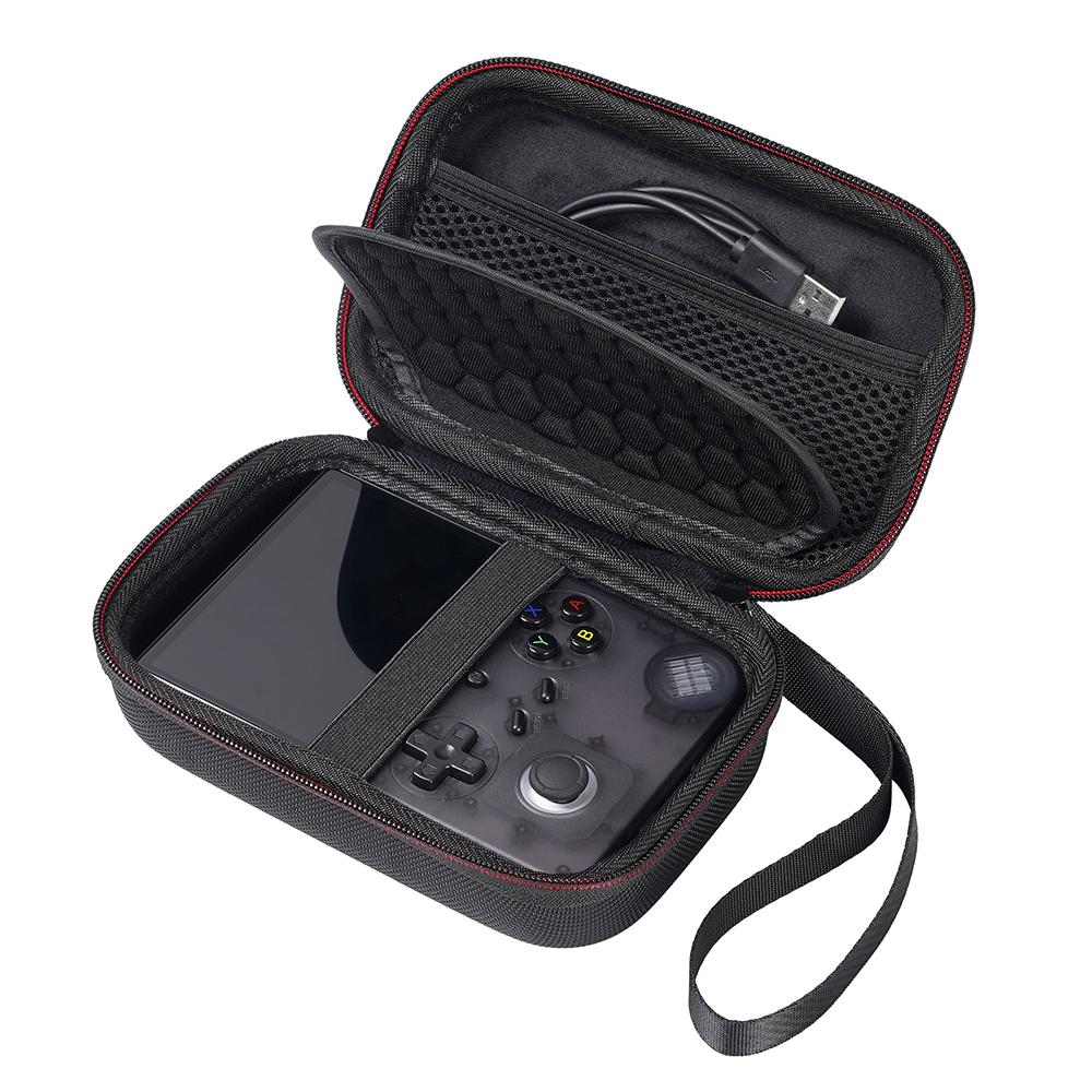 Портативный карманный компьютер для Anbernic RG40XXV Case Protect Bag Hard Shell RG40XX V Game Console Bag Cases Accessories Storage Box Bags чёрный
