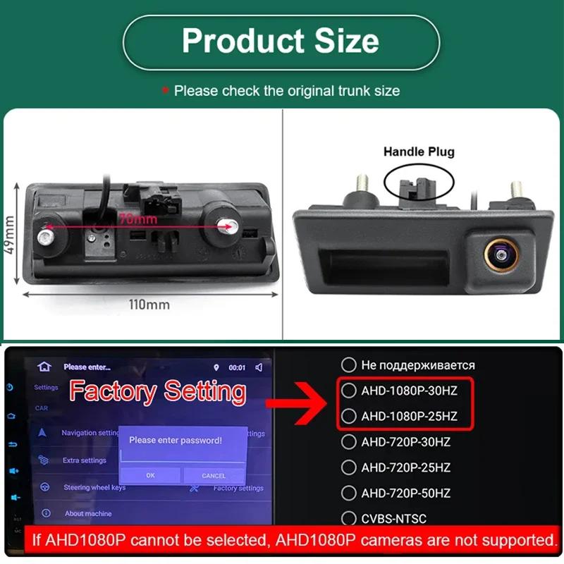 Cameră Retrovizoare Auto AHD 1080P cu Unghi de 170 de Grade, Asistență la Parcare, Camere HD pentru Marșarier, Pentru Toyota Camry, Viziune Nocturnă, Camere HD pentru Marșarier