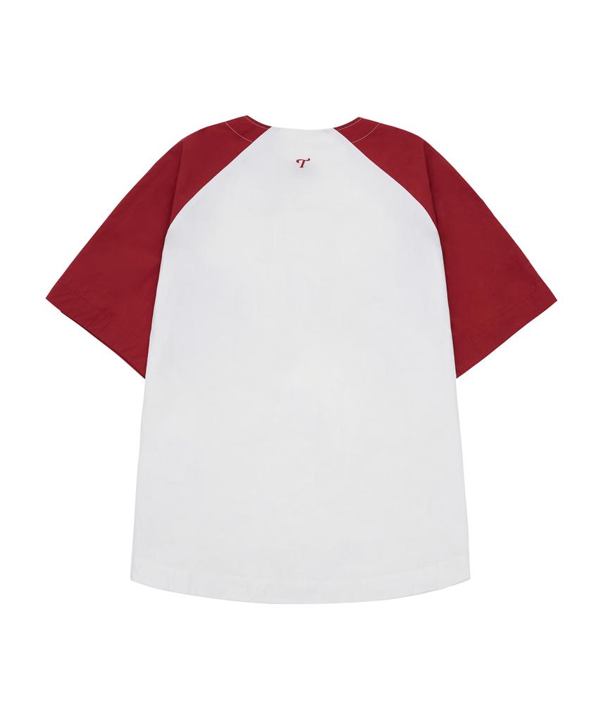 1993STUDIO [Lg Twins X 1993 Studio] Baseball Woven Uniform Shirt_Red
