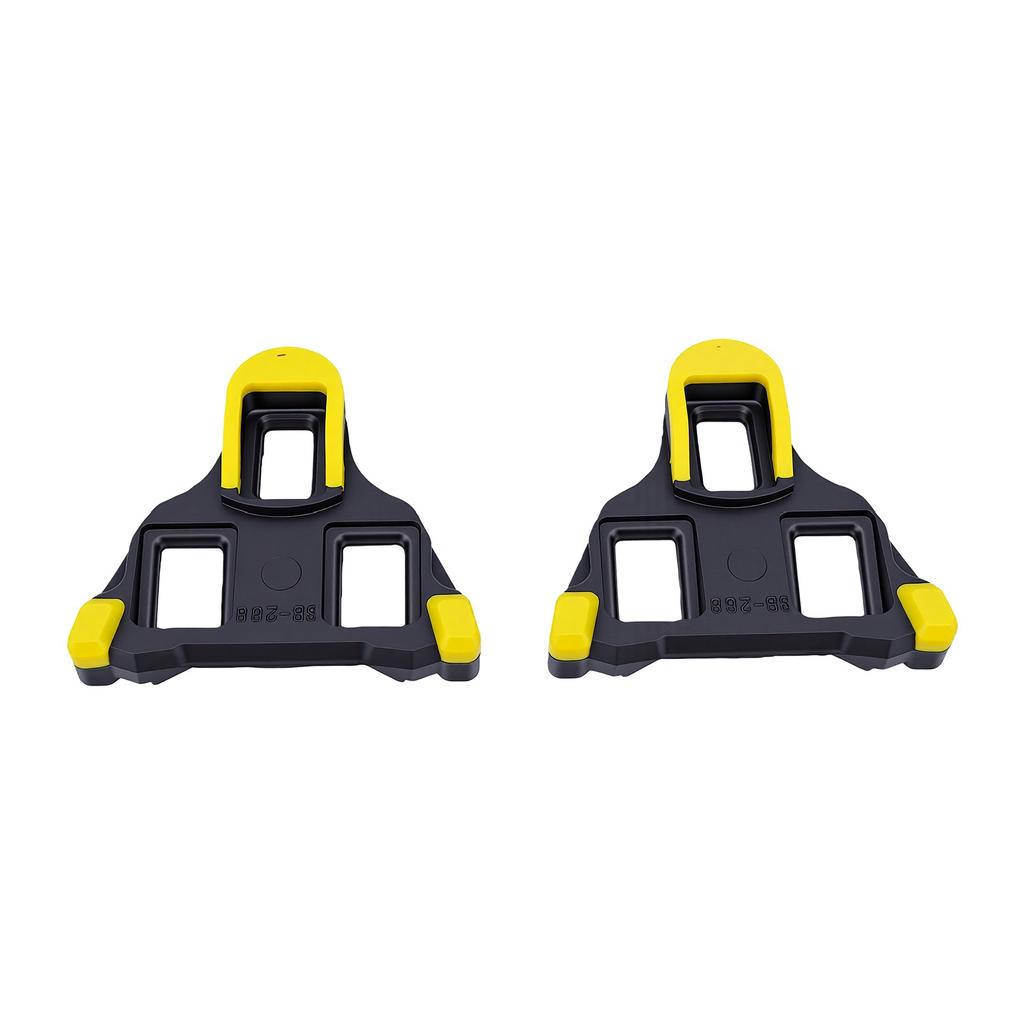 Bicycle Cleats Quick Locking Plate Anti Slip Road Bike Pedal Replacement Cleats for 3 Hole Shoe