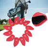 12PCS   Pattern PU Leather   Soft Convenient   Putter Cover Iron   Headcover Accessory During Outdoor Travel