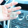 Fashion Stars And Moon Car Hang Ornaments Feather Car Accessories Wind Chimes Auto Interior Accessories