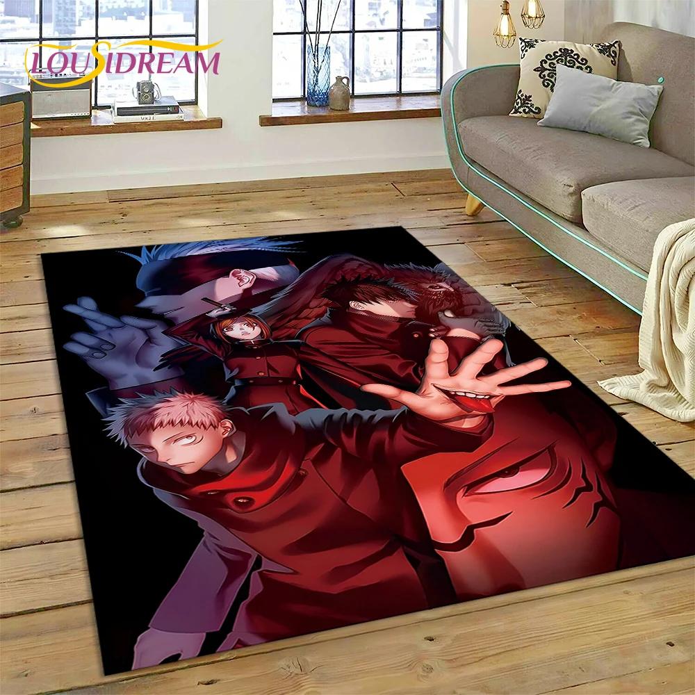 

3D Килим з аніме-мультфільму Jujutsu Kaisen Ітадорі Юдзі для Спальні Вітальні Домашнього Дивана Декорація, Великий Ігровий Декоративний Килимок для Підлоги 40x60cm( 15x23in )