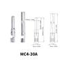 12PCS Solar Photovoltaic Connector IP67 Copper Tinned Pins Male Female Connector Kit for Industry
