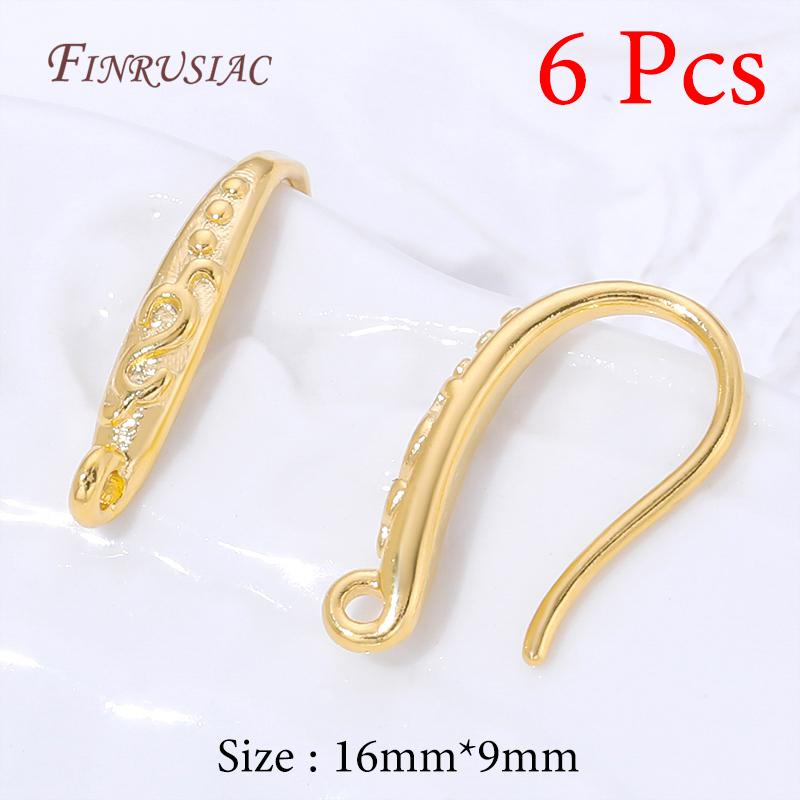 18K Gold Plated Earring Hooks,Hypoallergenic Ear Wires & Hoops,DIY Jewelry Making Supplies Findings,Earring Accessories