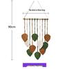 Bohemian Handmade Cotton Leaf Tapestry Wall Hanging
