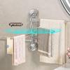 Rotating Wall-Mounted Towel Rack with Suction Cups - Punch-Free, Multi-Functional, Multi-Pole Design for Bathrooms