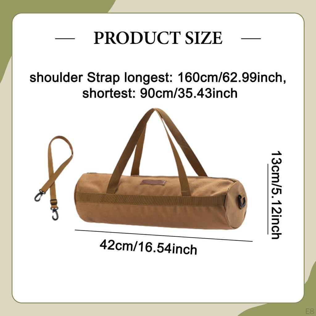 Heavy Duty Bag for Tent Stakes And Poles with Carrying Strap