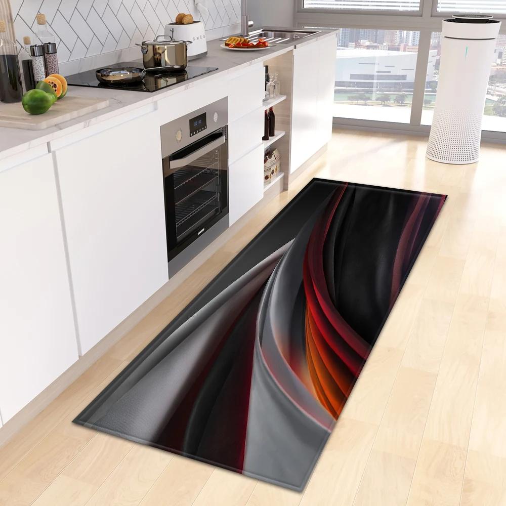 Kitchen Foot Mat Home Entrance DoorMat Living Room Children Bedroom Floor Decor 3D Carpet Balcony Hallway Bath Door Non-Slip Rug