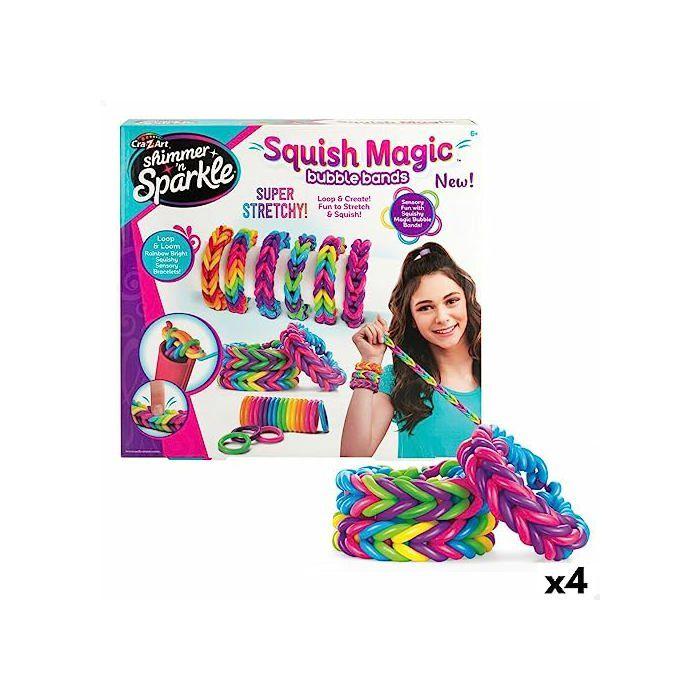 Sada na výrobu náramků - BigBuy Hračky - Vícebarevná - 21,5x31,2x29 cm - 4 kusy - Více stylů výroby