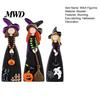 Halloween Gift for Friends Witch Table Decoration, Cute Wooden Centerpiece, Farmhouse Autumn Decorations Ornament with Broomstick Pumpkin Ghost