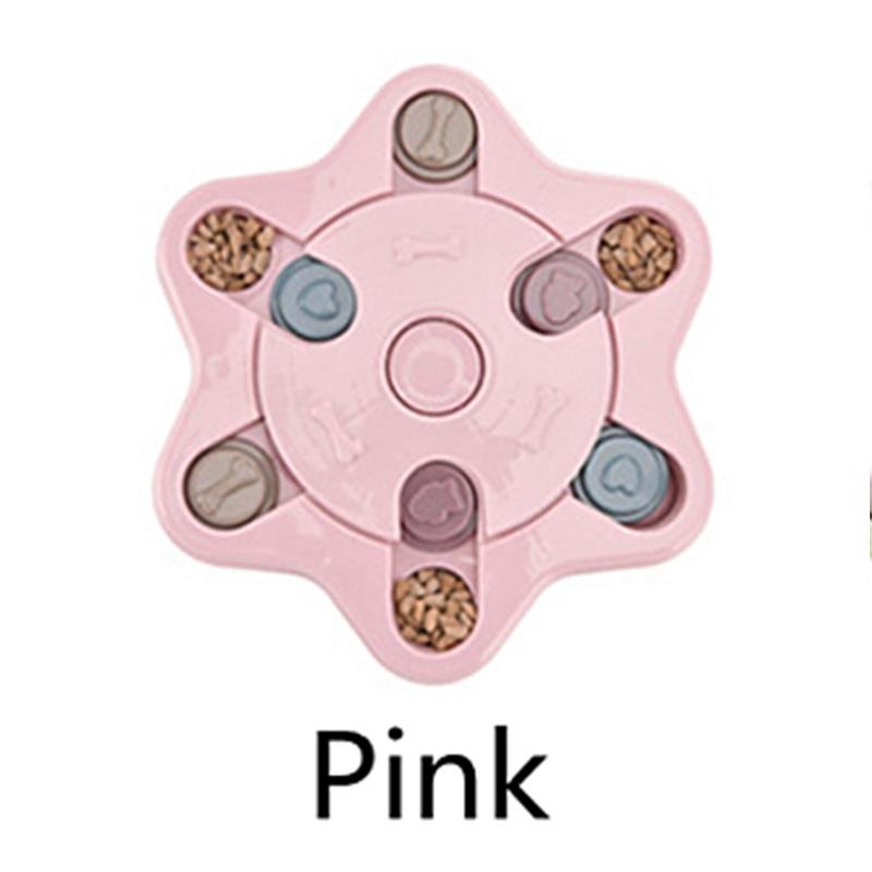 Hondenspeelgoed Puzzel Langzame Voederbak Interactief Verhoog Puppy IQ Voedseldispenser Langzaam Eten Antislip Kom Huisdier Kat Honden Trainingsspel