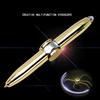 2Pcs Fidget Pen Spinner Pen with LED Light Metal Spinning Pen Ballpoint Pen Multifunctional Pen Anxiety Relief Pen