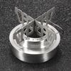 Lixada Titanium Alcohol Stove Rack Cross Stand Outdoor Camping Stove Stand Support Rack
