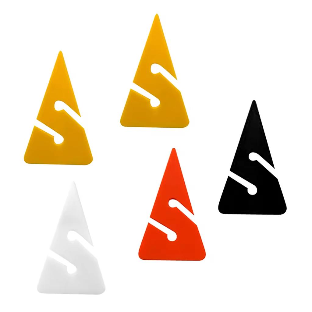 5Pcs Cave Diving Line Arrow Marker Triangle Shape Guide Rope Indicator Scuba Safety Rope Line Marker for Underwater