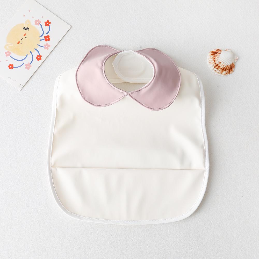 Korean Reversible Waterproof Infant Bib - Wash-Free, Anti-Stain, Baby Sleeveless Apron