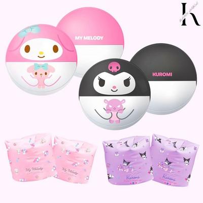 Sanrio Armring-Wasserball-Set „Kuromi My Melody“, echtes Wasserspiel, Schwimmen, Kinder, Junior-Schwimmbecken, Armschlauch, koreanische Wasserspaßartikel