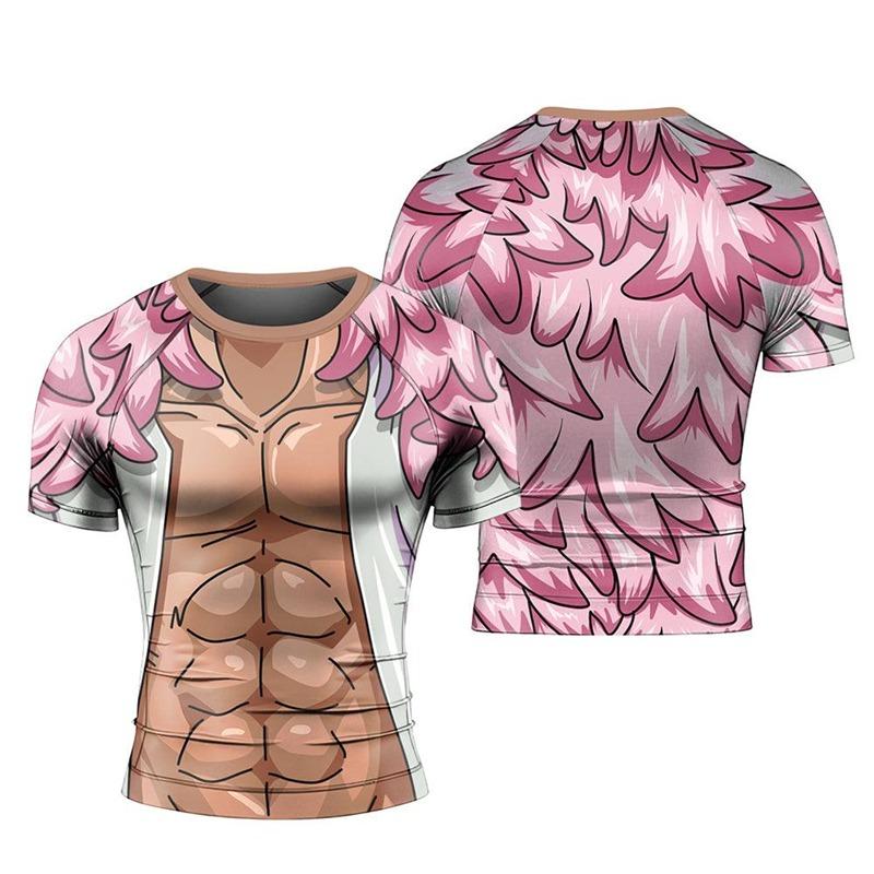 2026 New Trend Men's T Shirt Fashion Muscular Man Graphic 3D Print Cartoon Anime Cosplay T-shirt Tee Short Sleeve Children's Top