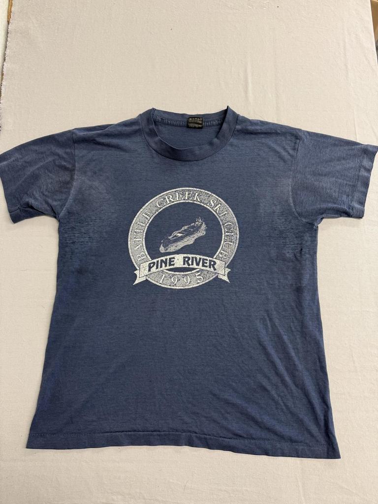 Vintage Battle Creek Ski Club T-shirt Boyne Mountain BCSC -L