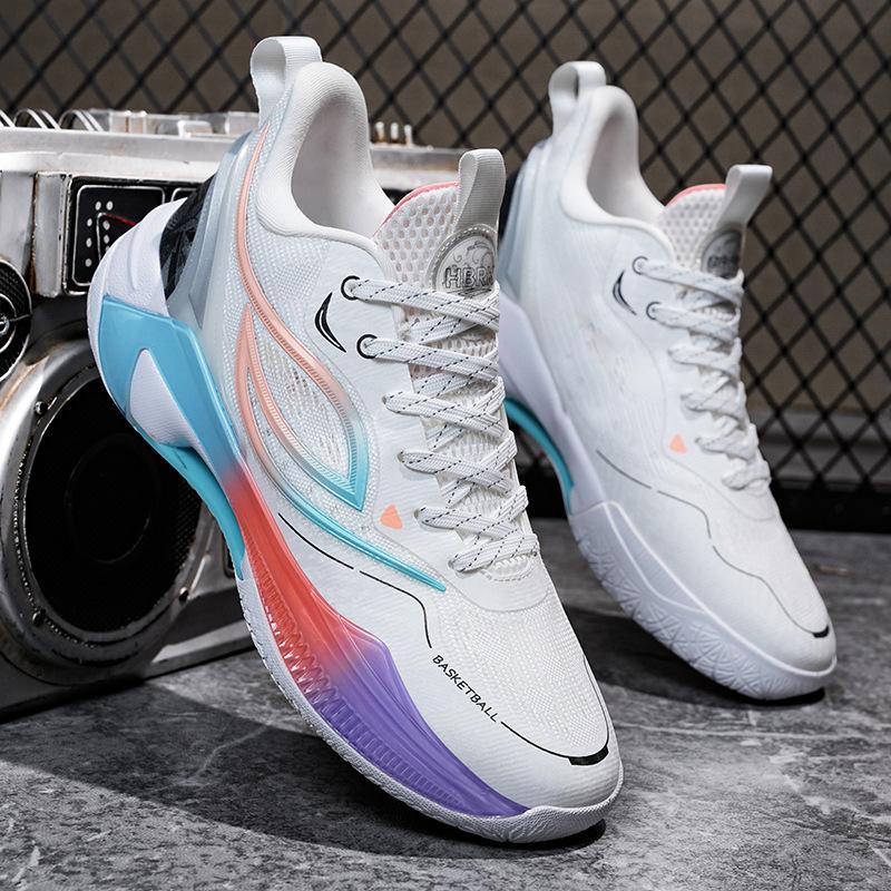 Basketball Shoes Spring and Summer New Non-slip, Wear-resistant and Shock-absorbing Low-top Actual Combat Professional Sports Shoes Male Stud