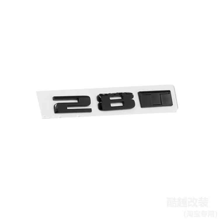 For Cadillac XT4 28T AWD Logo Letters ABS Car Front Grille Emblems Rear Trunk Decals Fender Badge Cover Sticker Auto Accessories