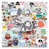 50 Animal Quotes Graffiti Stickers Personality Cartoon English Phrases Decorative Mobile Phone Case Suitcase Stickers