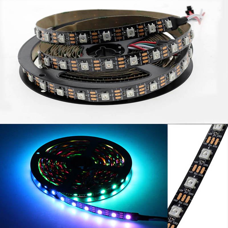LED Streifen Programmierbare LED Lichter Vollfarbige LED Pixel Streifen Beleuchtung 2812B DC5V DIY PCB Wasserdicht für Party Hochzeit Feiertag