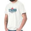 Be Strong Courageous American Religious Adult Short Sleeve Crew T Shirt