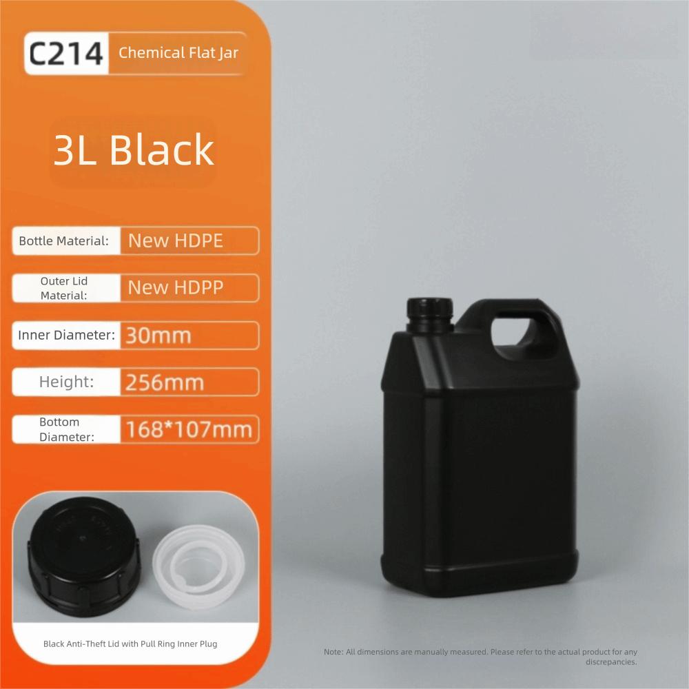 1/2/3/4/5/6/10L Plastic Airtight Bottle Food Grade Oil Jerrican Multipurpose HDPE Bucket  Yogurt