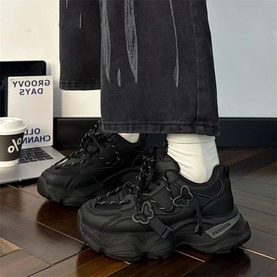 Muffin-Plattform Dad Shoes, 22 cm erhöht, neue Frühjahrs- und Herbst-Ins-Trend-Studenten-Freizeit-Sportschuhe