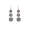 Bohemian Oval Tassel Beaded Earrings for Women - Ethnic Style