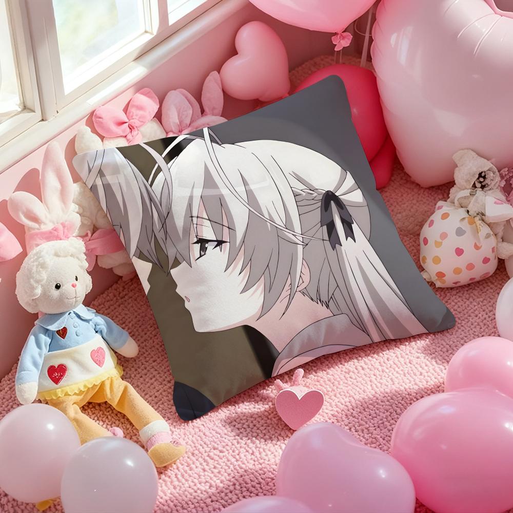 Anime Y-Yosuga no Sora Cushion Cover Pattern Printed Pillowcase for Living Room Sofa Cushion Cover & Bedroom Decor
