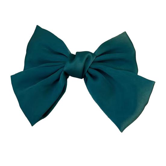 Women Hairpin Bow Theme Hair Clip Bright Color Hair Clip Back Head Hair Claw Lightweight Hair Accessory