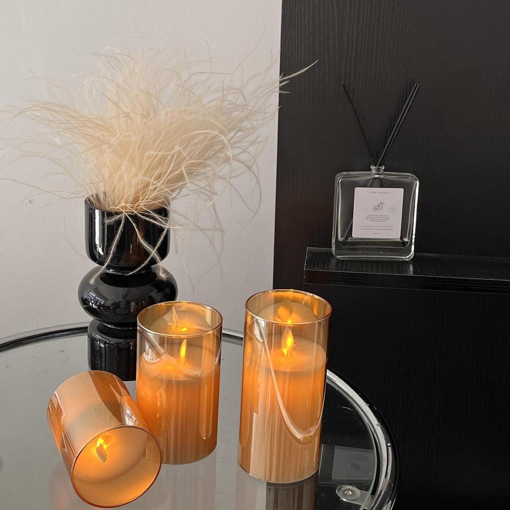 LED Remote Control Candle Light with Plastic Cover for Weddings, Bars, and Birthdays