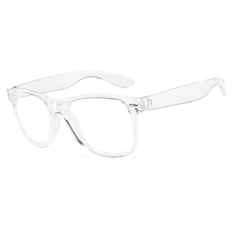 Vintage Rivets Glasses Men Women Square Prescription Eyewear 0 -0.5 -0.75 -1.0 -2.0 To -6.0