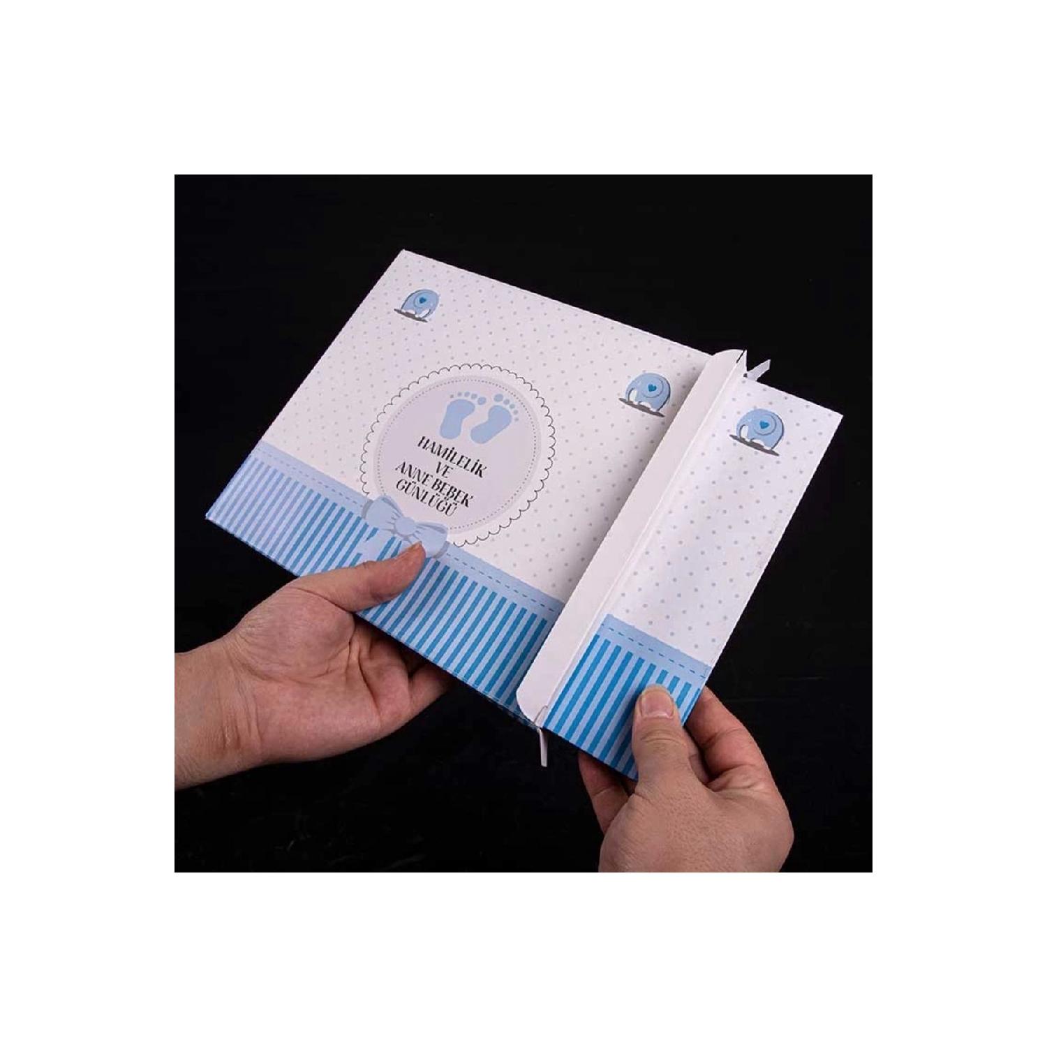 

Синій щоденник вагітності та матері - книга пам яті