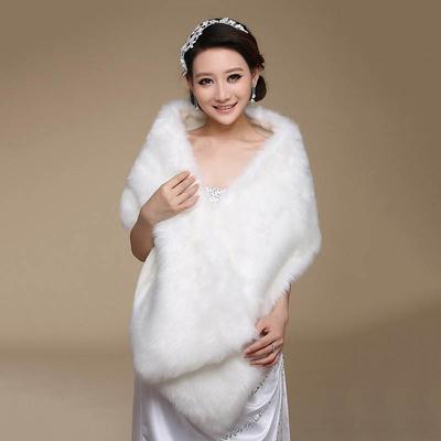 Braut Schal Pelz Stola Kunstpelz Wrap Abendkleid Bolero Cape Hochzeit Schal