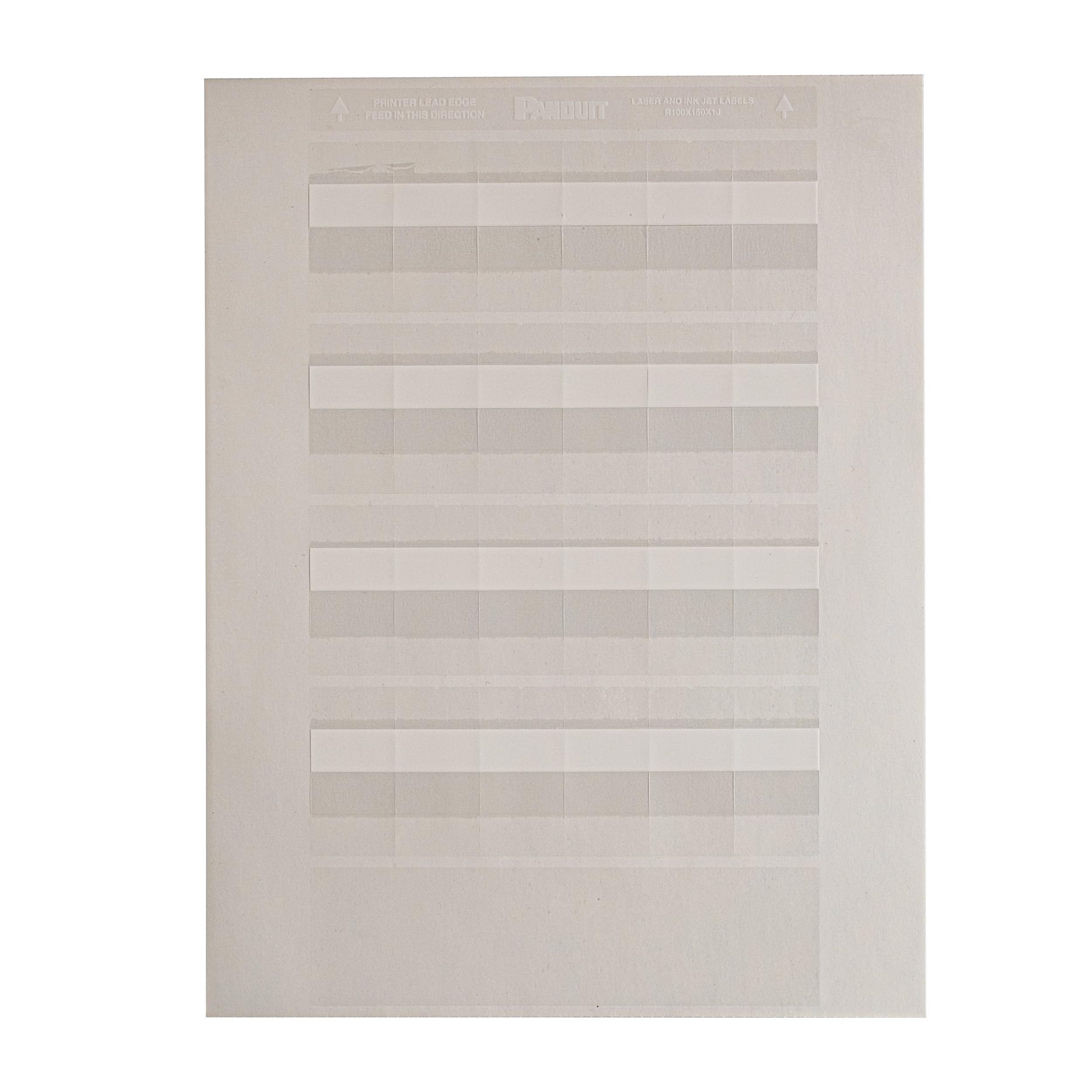 

Panduit Labels for Laser S100X150YAJ Self-Laminating Printers, White, білий