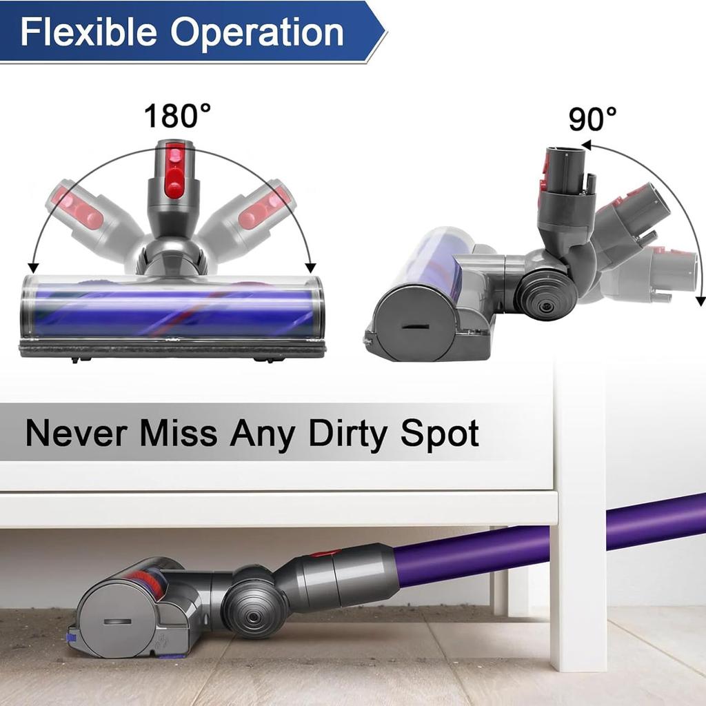 For Dyson vacuum cleaner accessories New electric floor brush V7V8V10V11V15 suction head direct drive floor brush head
